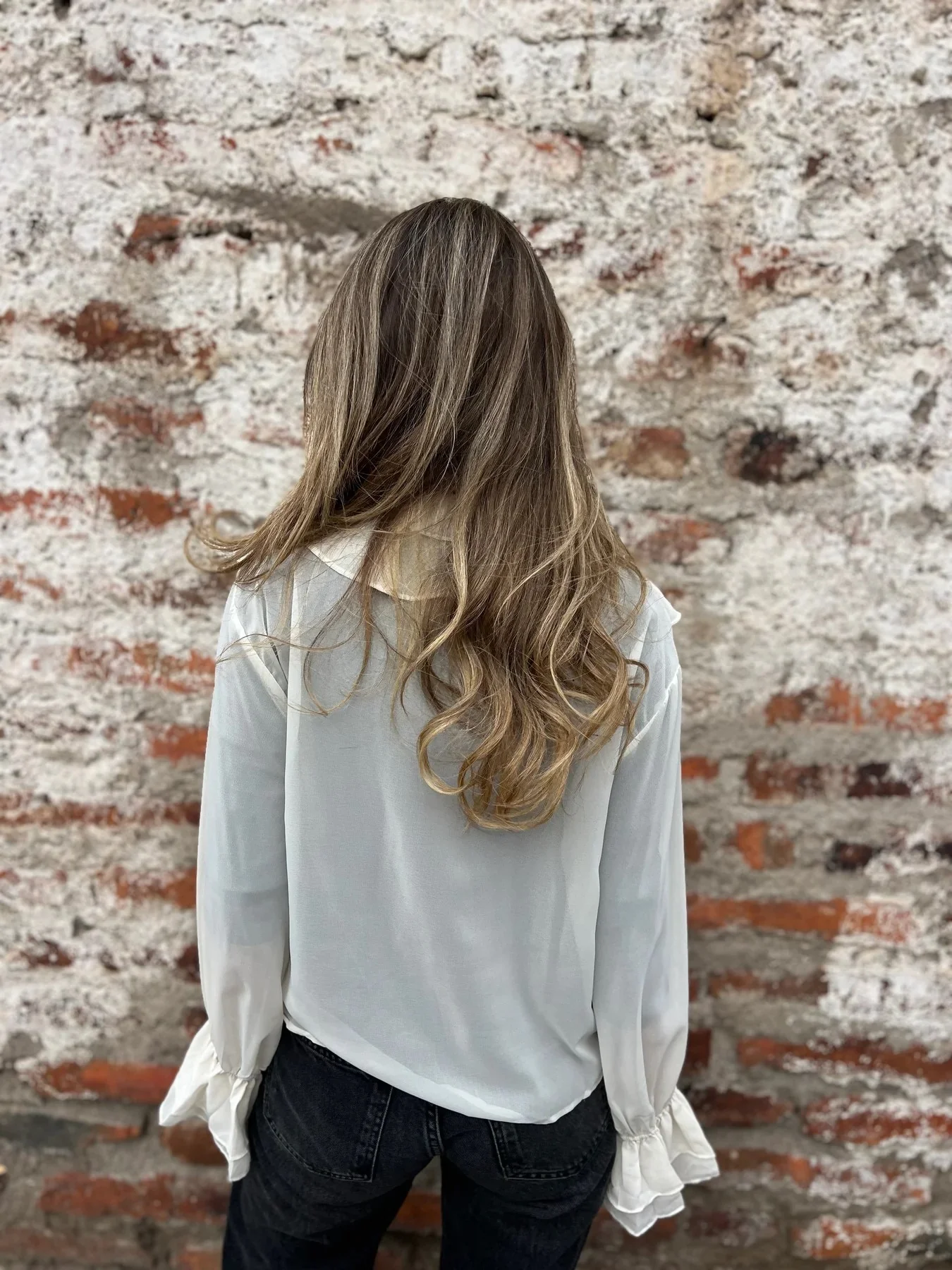 Cotton V Neck Casual Shirt
