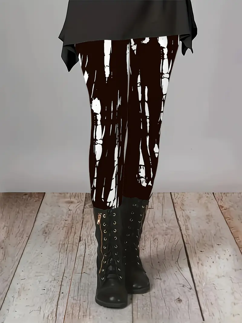 Casual Jersey Printing Leggings