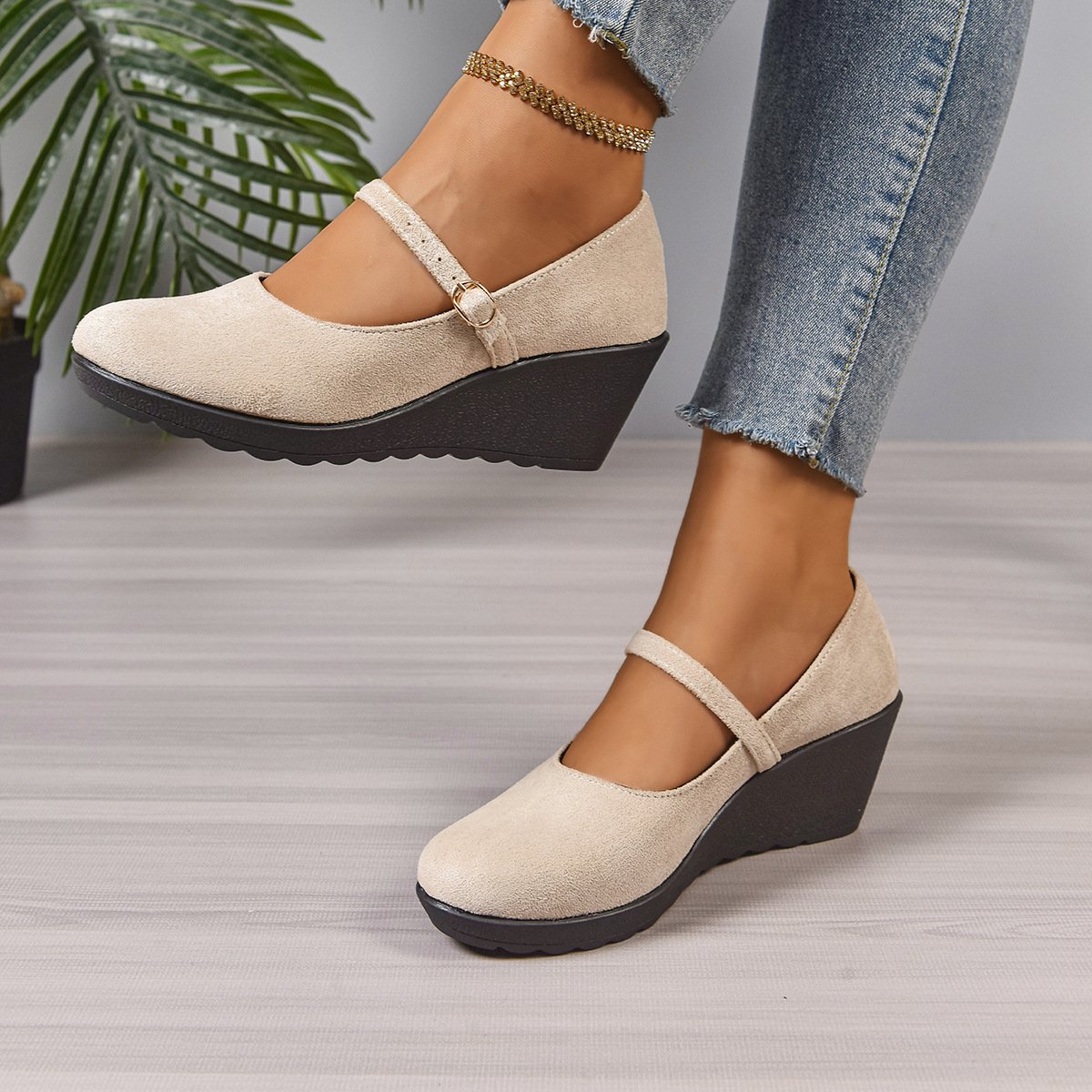 Vintage Plain All Season Oxford Shoes