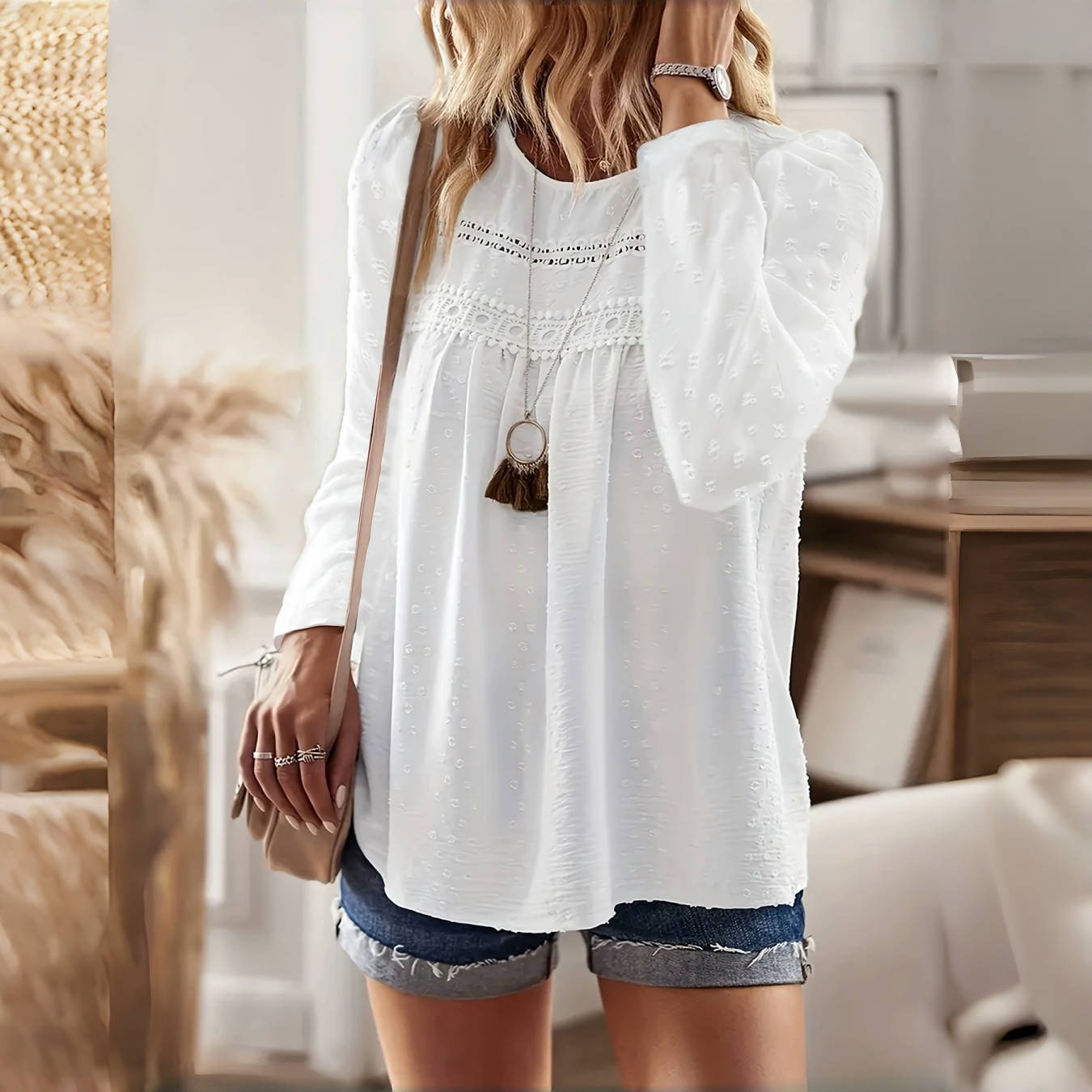 Casual Crew Neck Plain Regular Fit T-Shirt