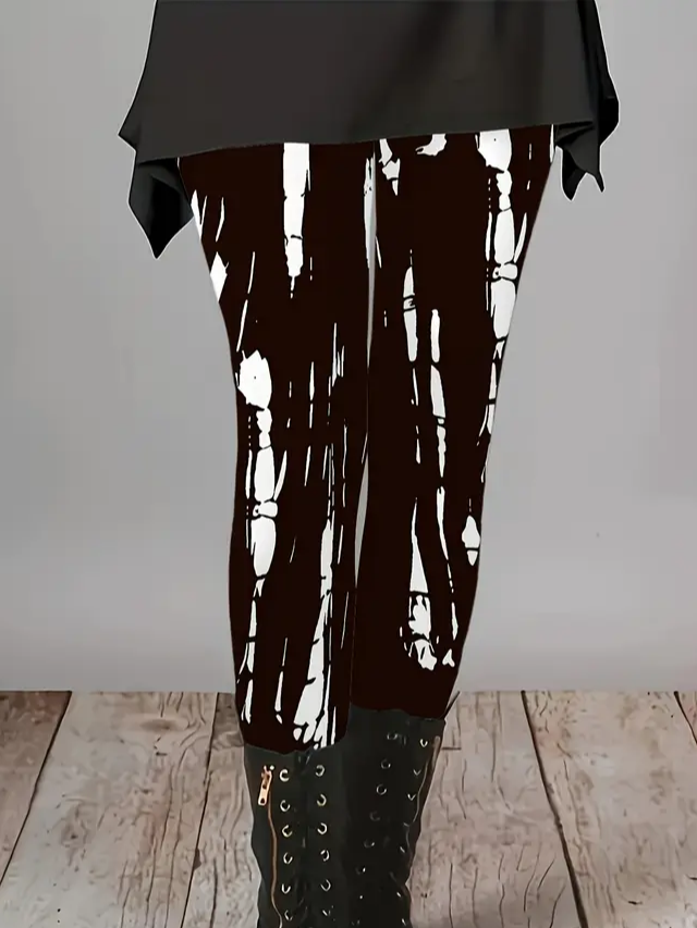 Casual Jersey Printing Leggings