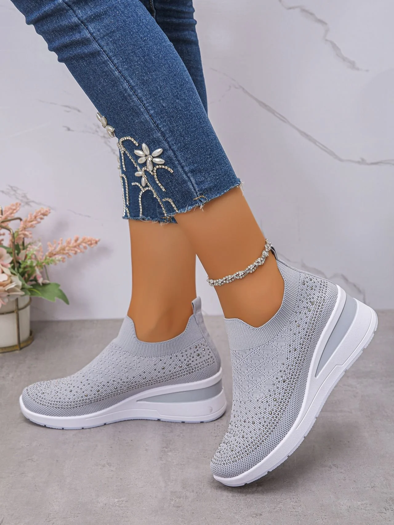 All Season Plain Casual Shoes