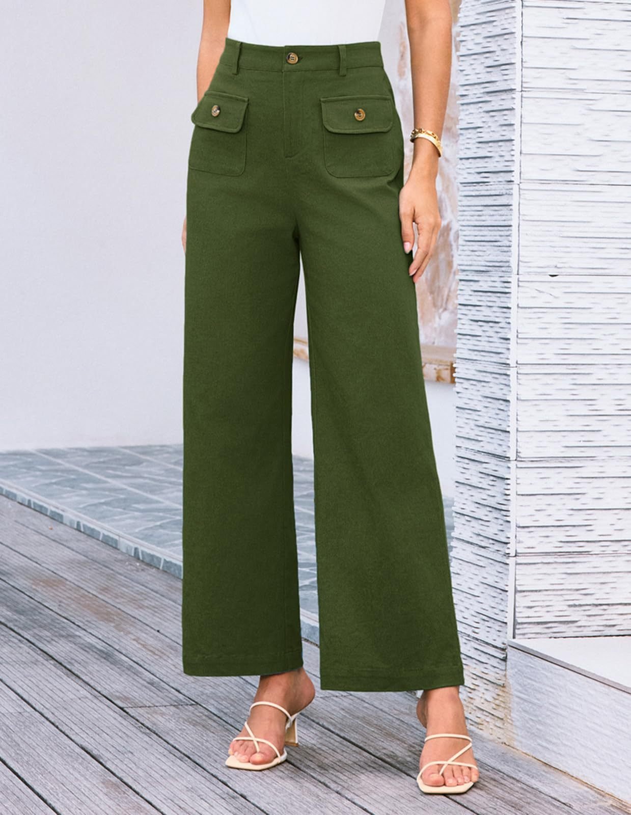 Cotton Vintage Regular Fit Pants