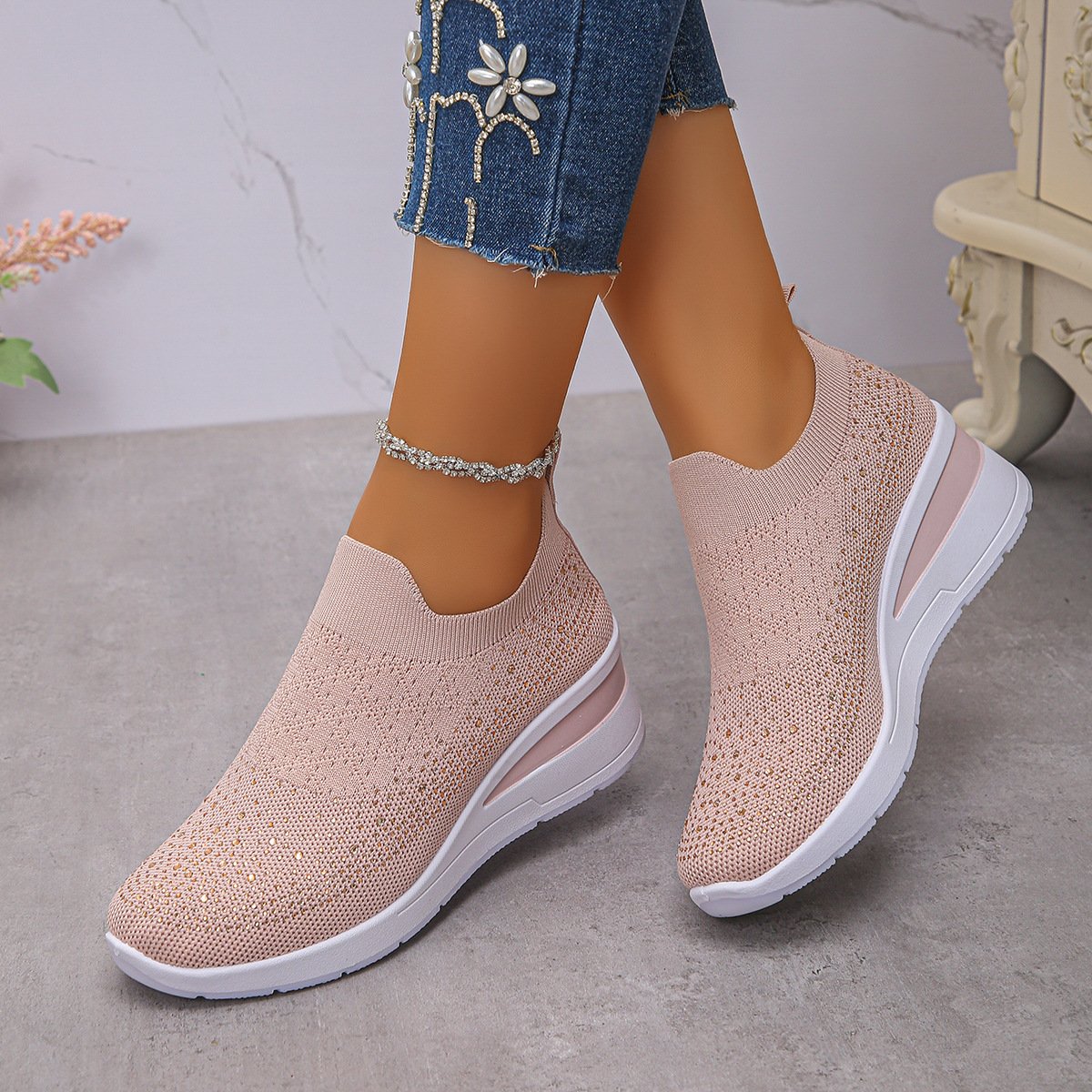 All Season Plain Casual Shoes
