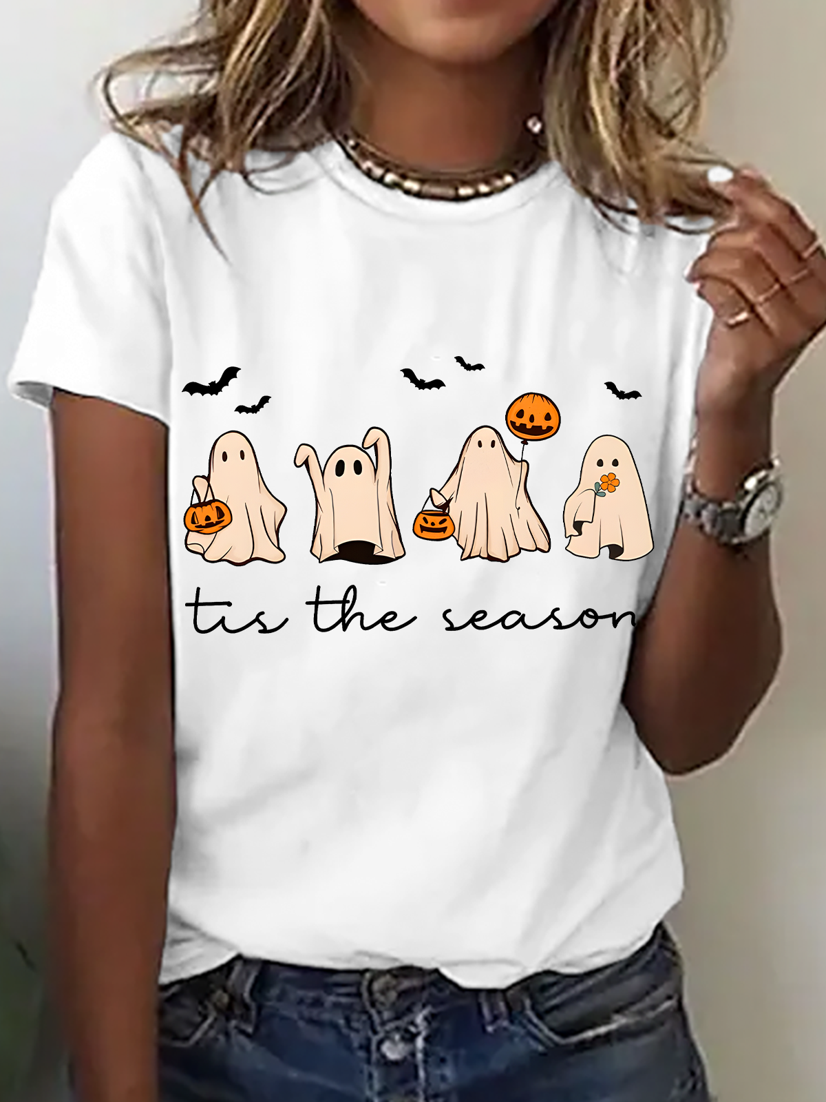 Women's Tis The Season Halloween T-Shirt