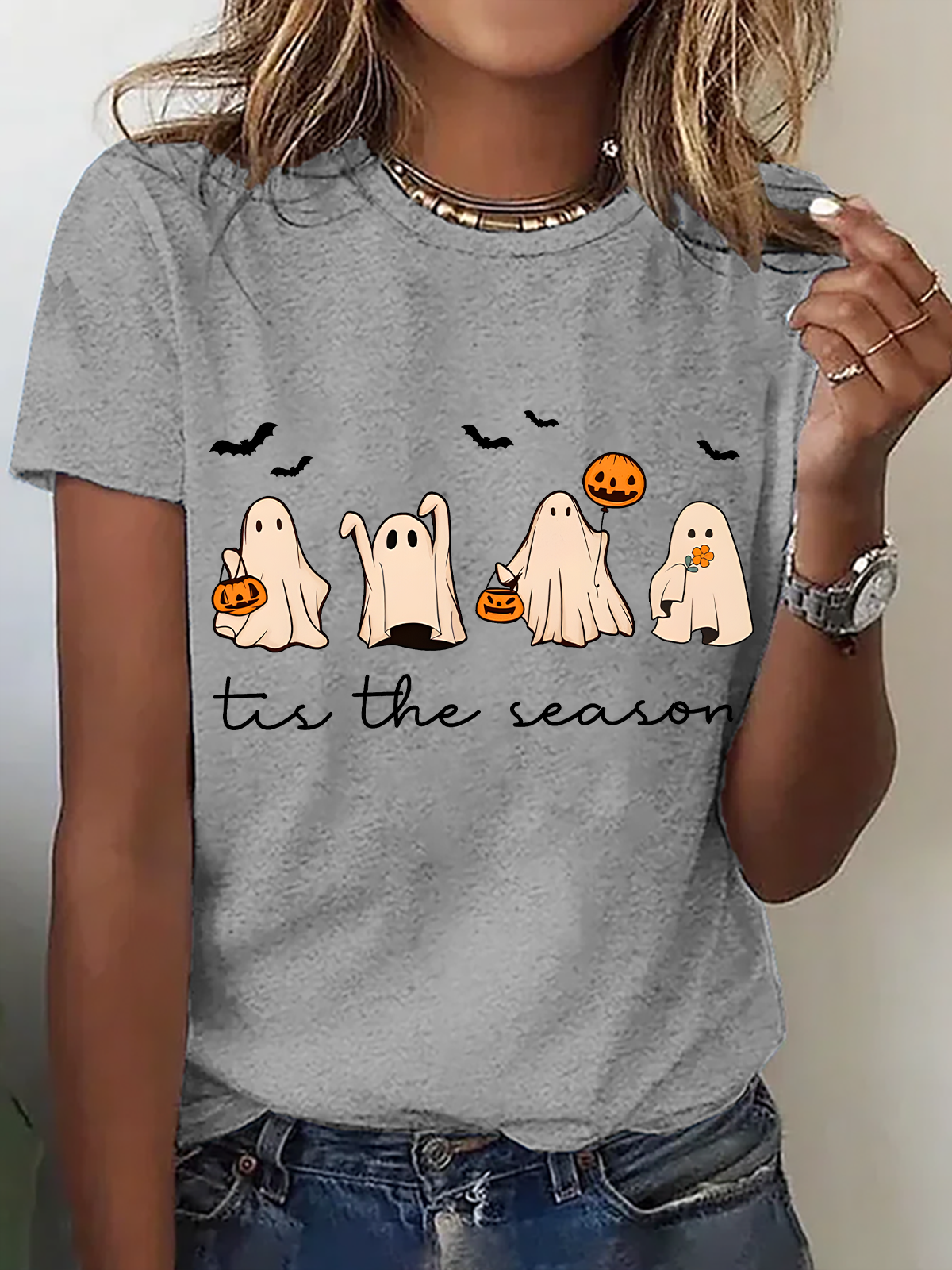 Women's Tis The Season Halloween T-Shirt
