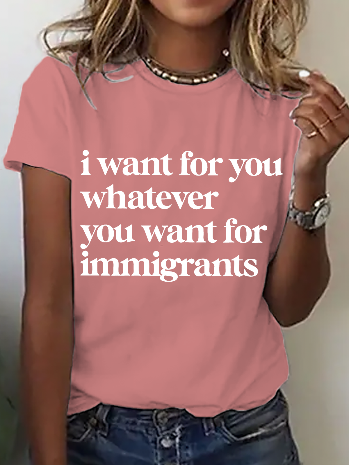 Defend Immigrants Print T-Shirt