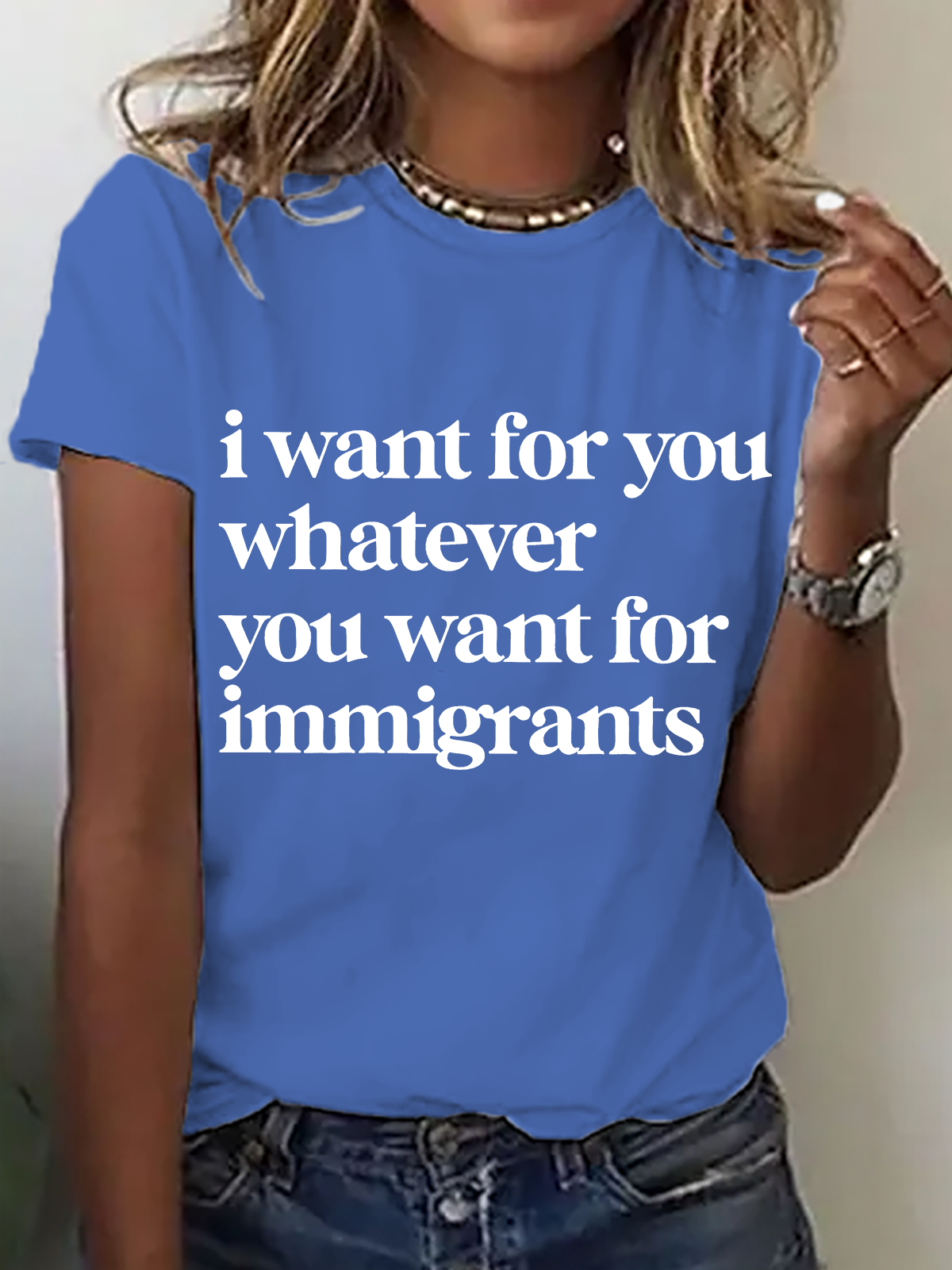 Defend Immigrants Print T-Shirt
