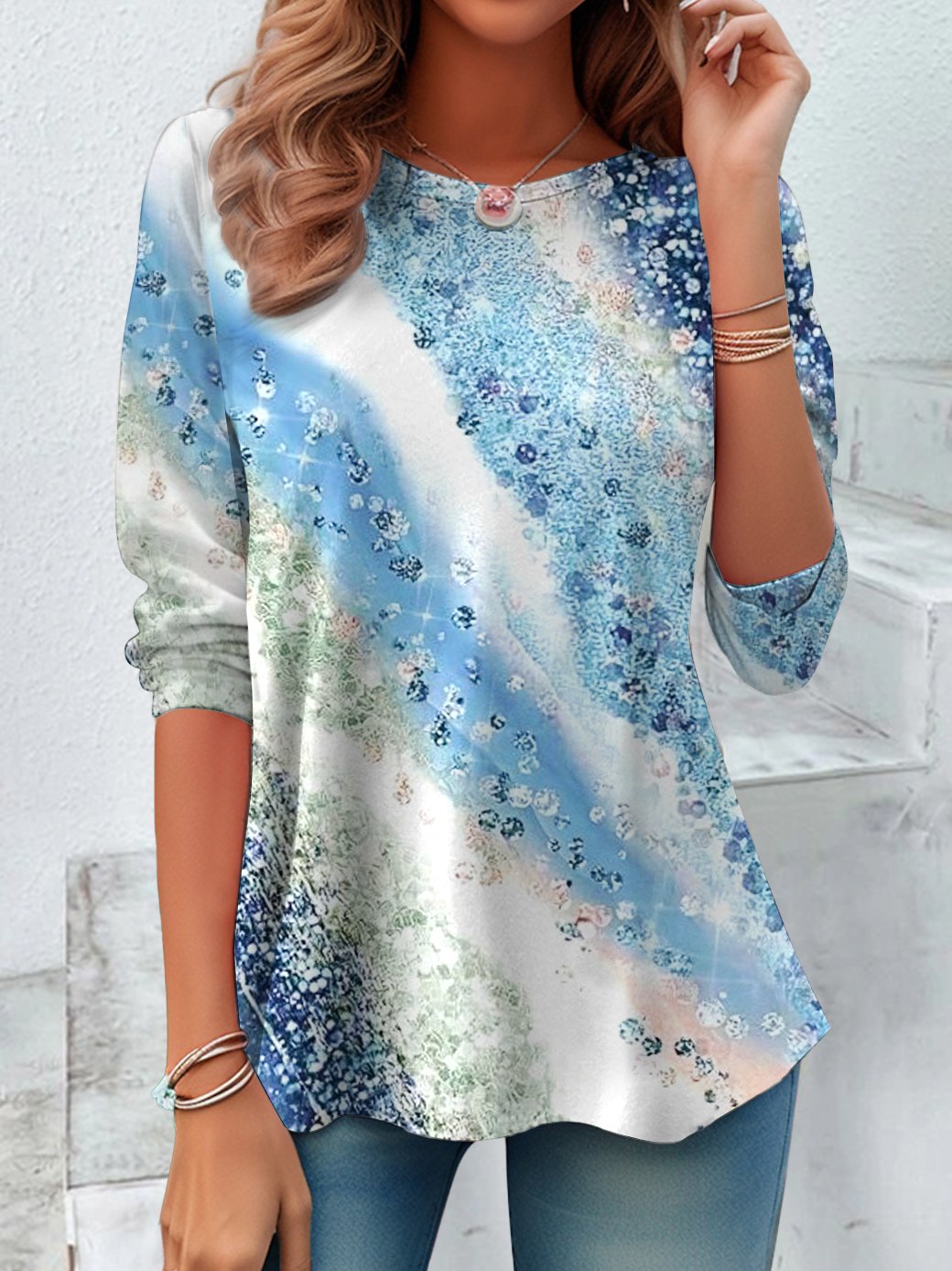 Ombre Casual T-Shirt