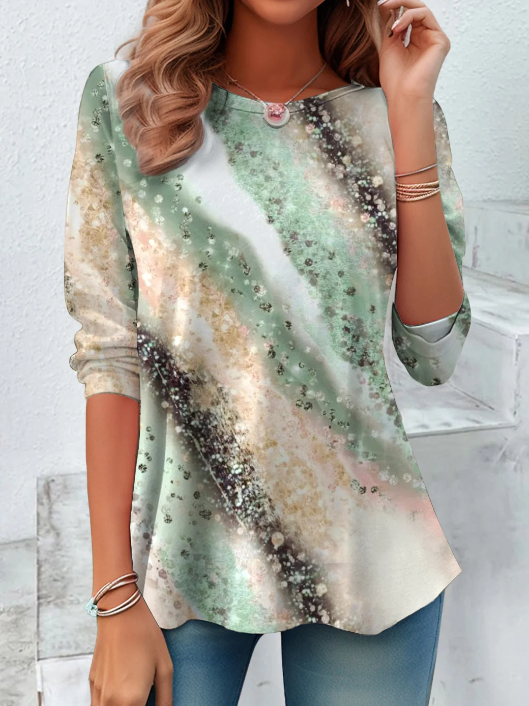 Ombre Casual T-Shirt
