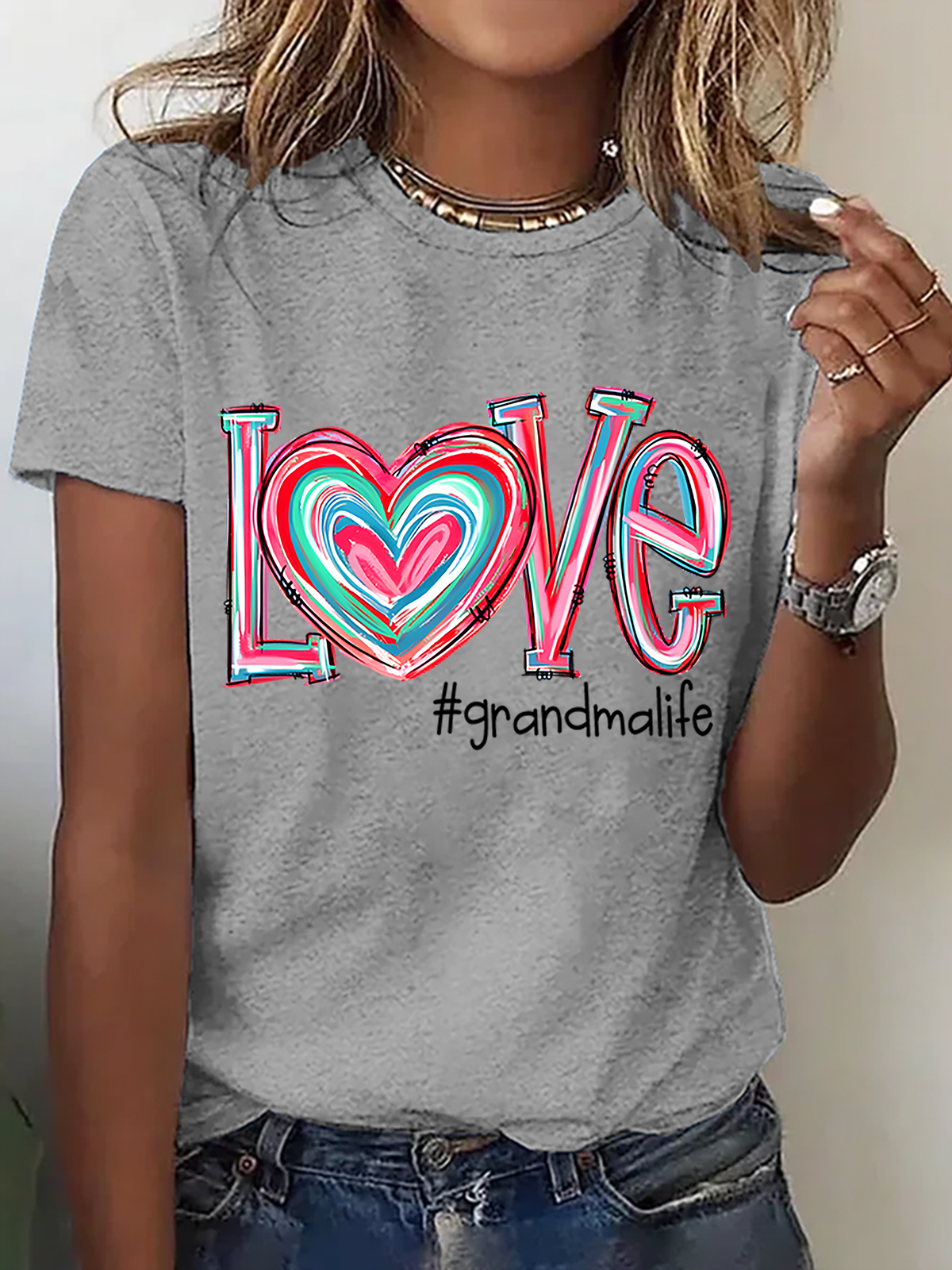 Women's Love Grandma Life T-Shirt
