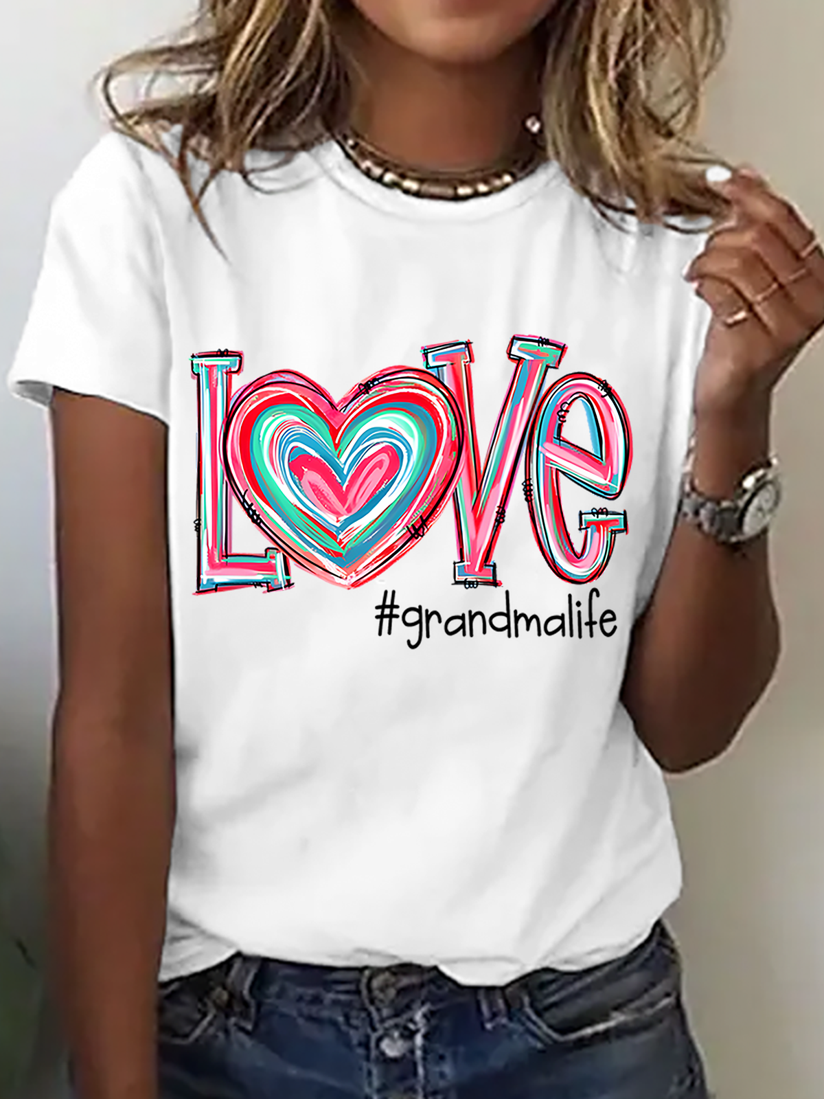 Women's Love Grandma Life T-Shirt