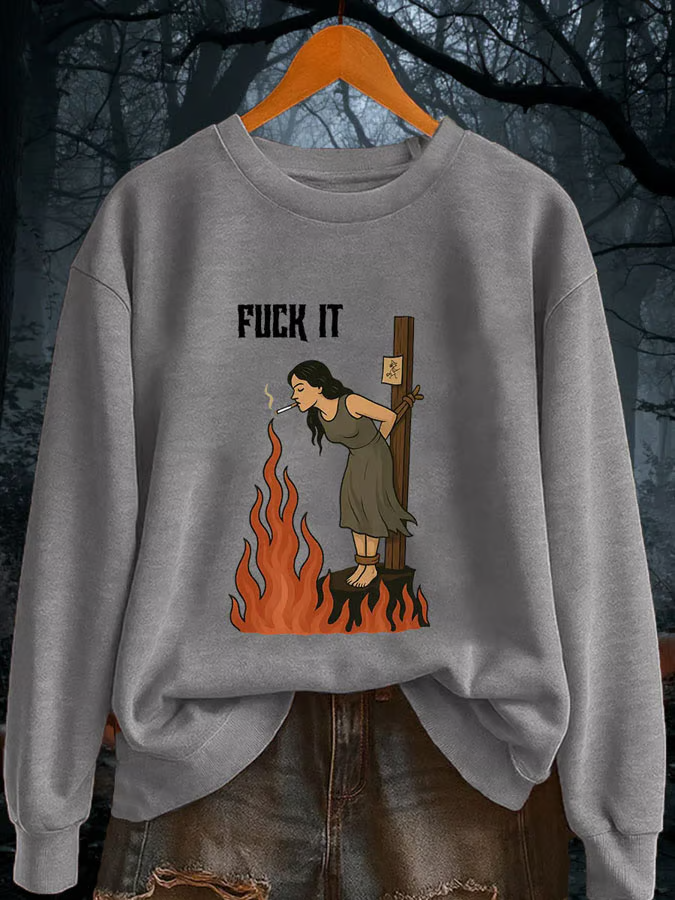 Women's Halloween Printed Casual Sweatshirts