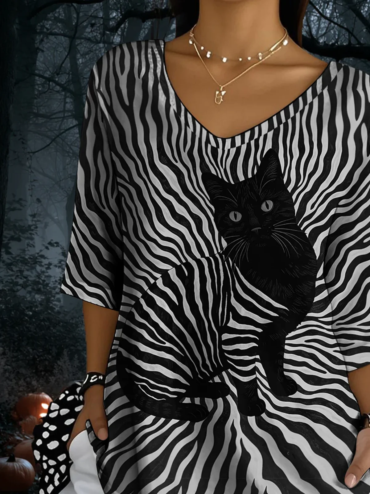 Cotton Regular Fit Vintage Crew Neck T-Shirt