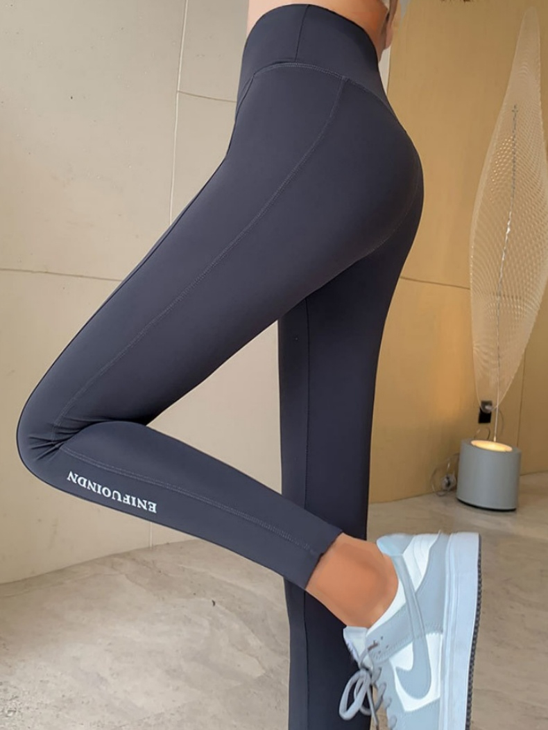 Shark Pants With Thin Fleece Bottoming, Outer Wear Elastic High Waist Tights, Slim Fit, Tummy Lifting, Hip Lifting, Slimming Yoga Barbie Pants Leggings