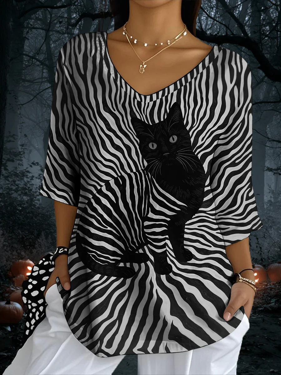 Cotton Regular Fit Vintage Crew Neck T-Shirt