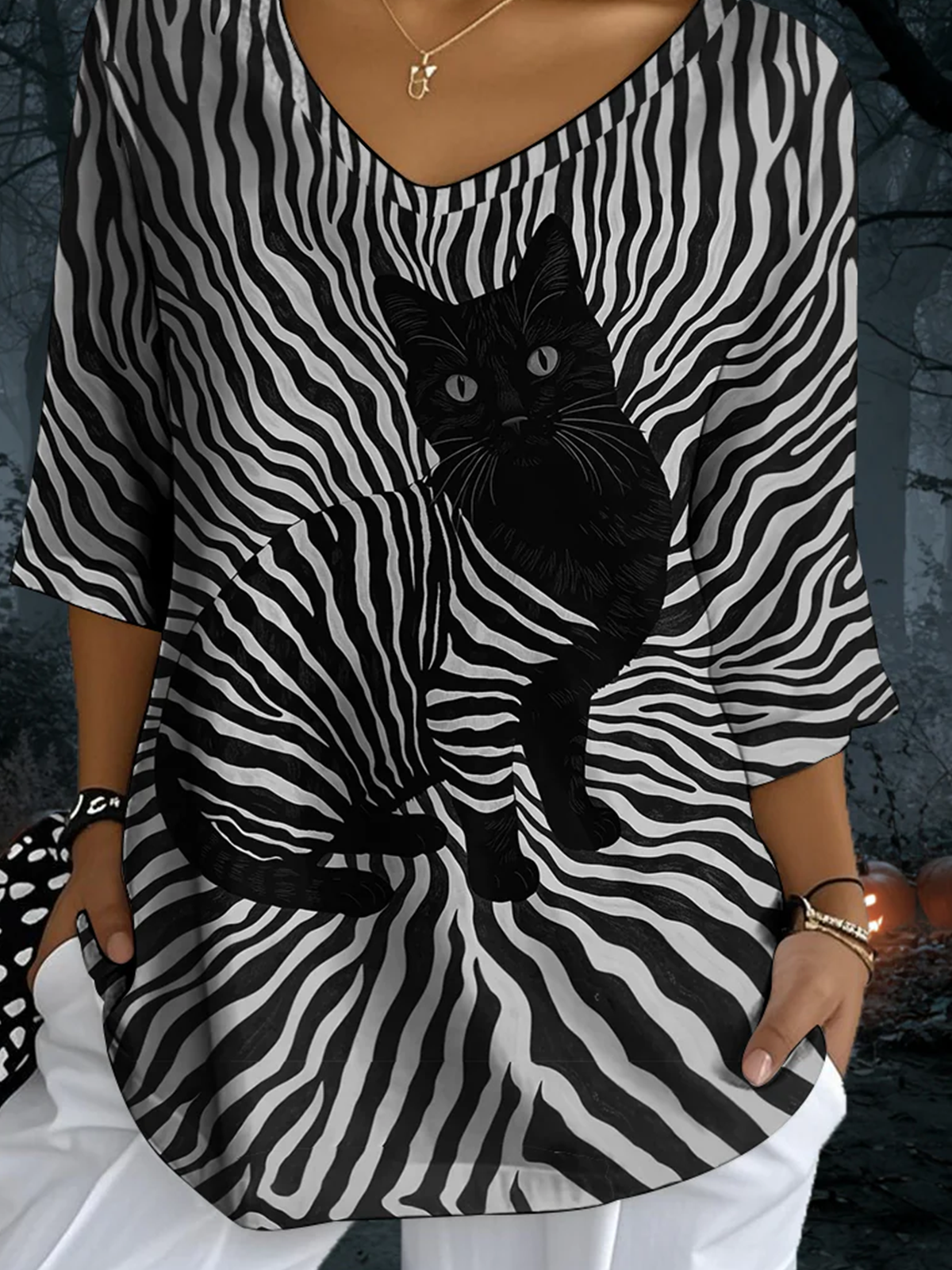 Cotton Regular Fit Vintage Crew Neck T-Shirt