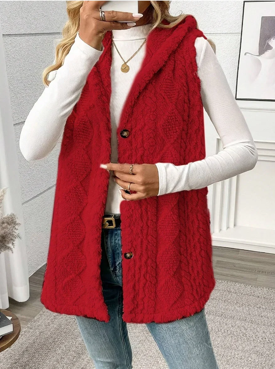 Casual Plain Hoodie Regular Fit Cardigan