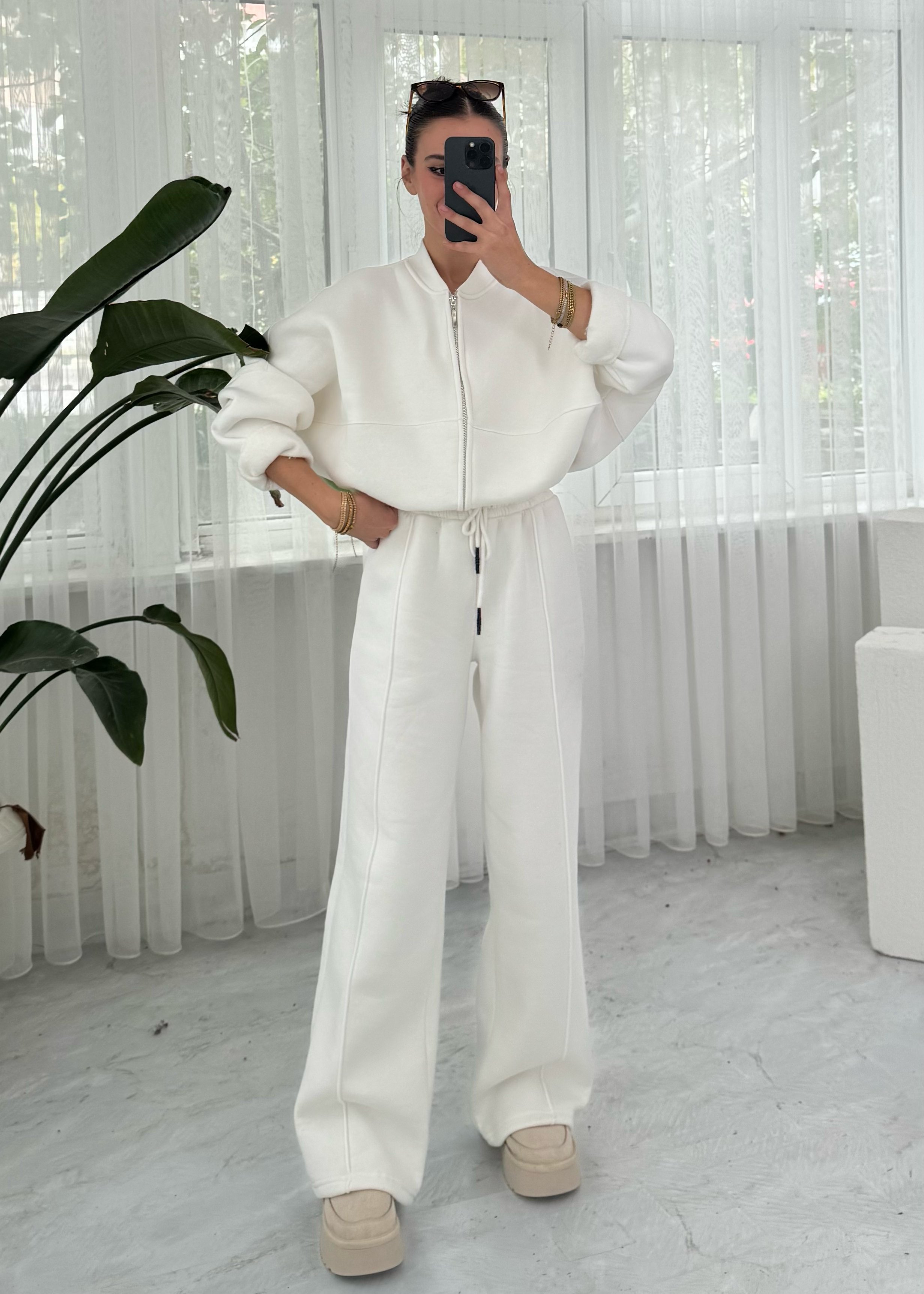 Casual Suit Autumn And Winter Cardigan Sports Women's Fashion Street Style Long-Sleeved Jacket And Trousers Two-Piece Suit