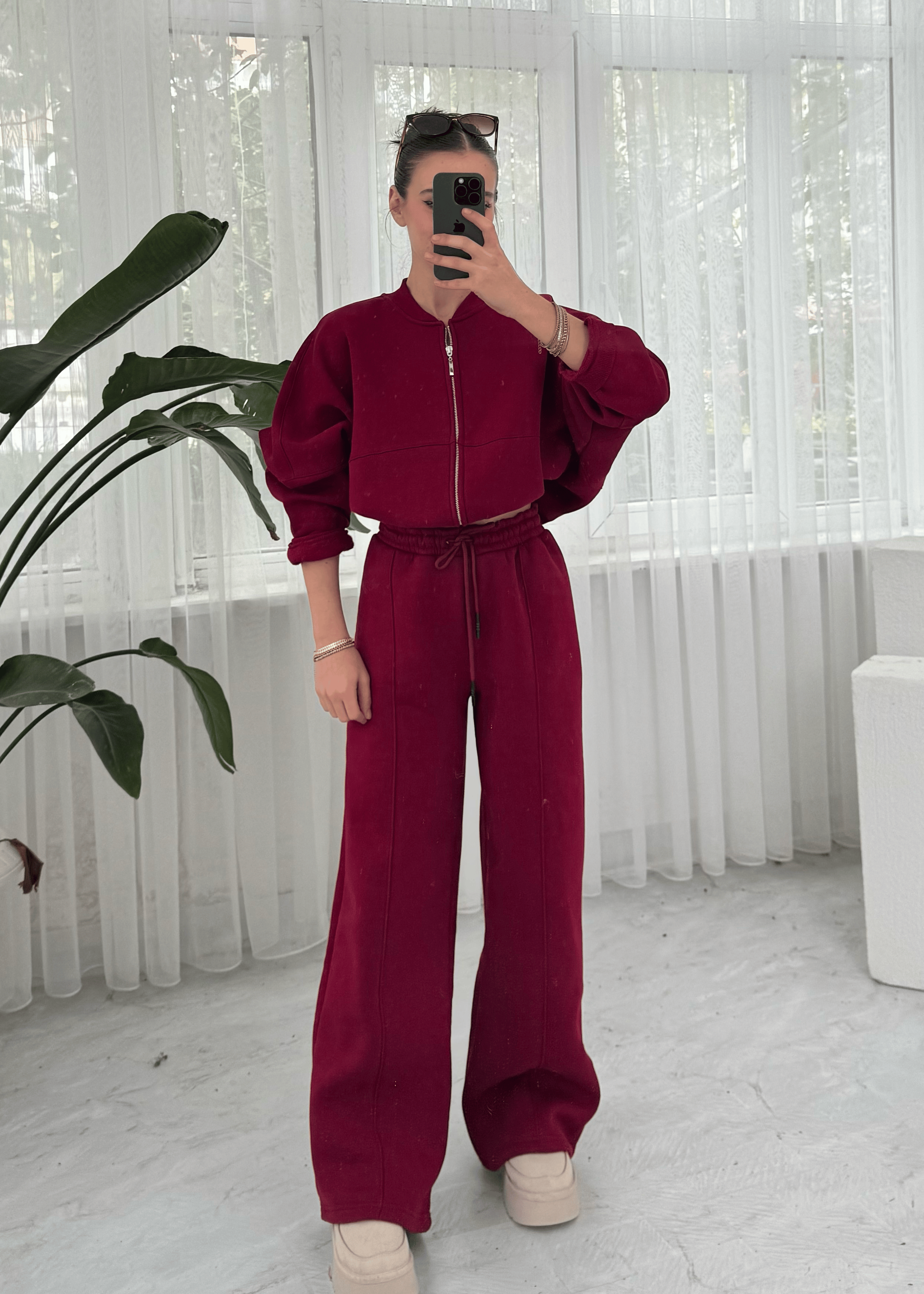 Casual Suit Autumn And Winter Cardigan Sports Women's Fashion Street Style Long-Sleeved Jacket And Trousers Two-Piece Suit