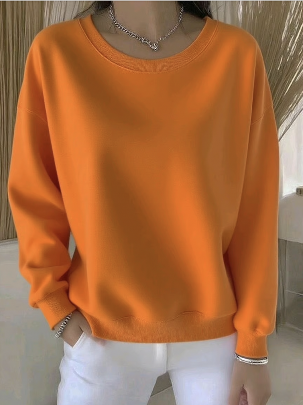 Regular Fit Casual Sweatshirt