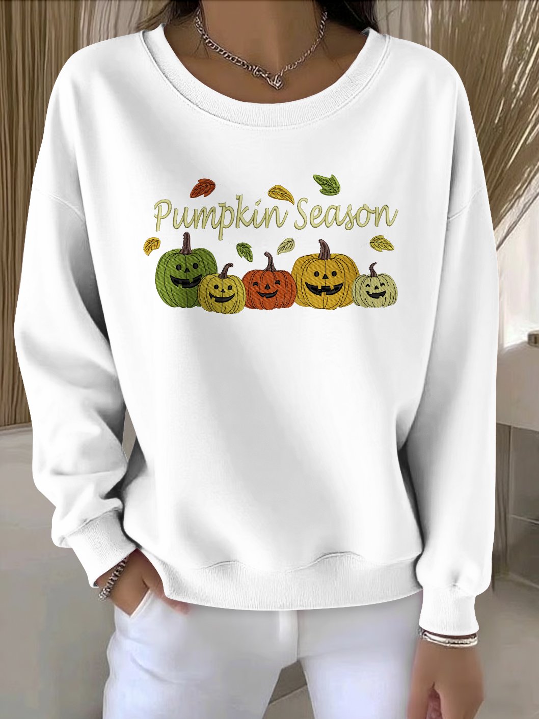 Cotton Casual Regular Fit Sweatshirt