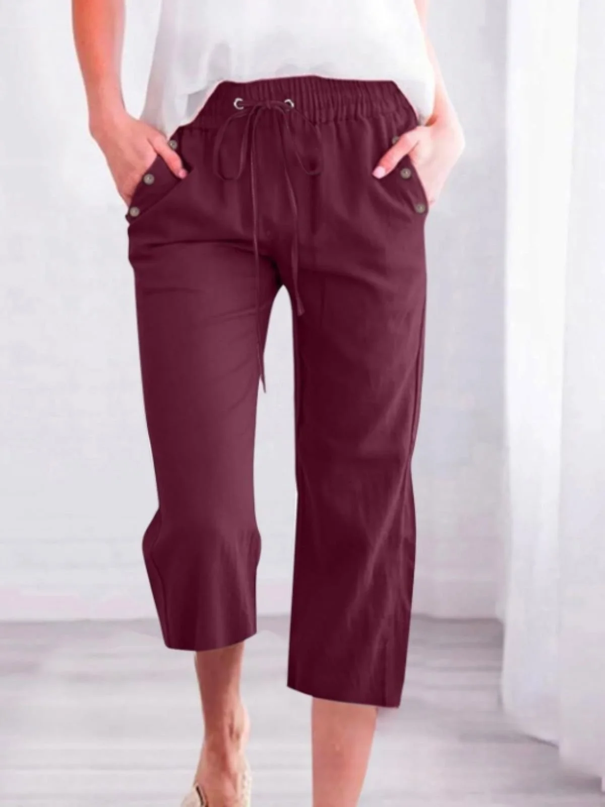 Simple Regular Fit Pants