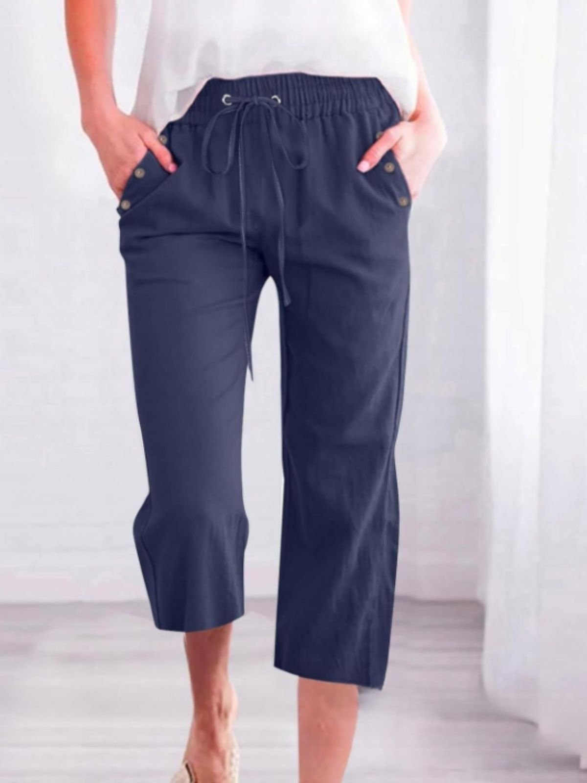 Simple Regular Fit Pants
