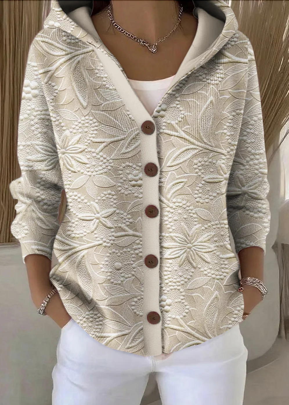 Casual Cotton Cardigan