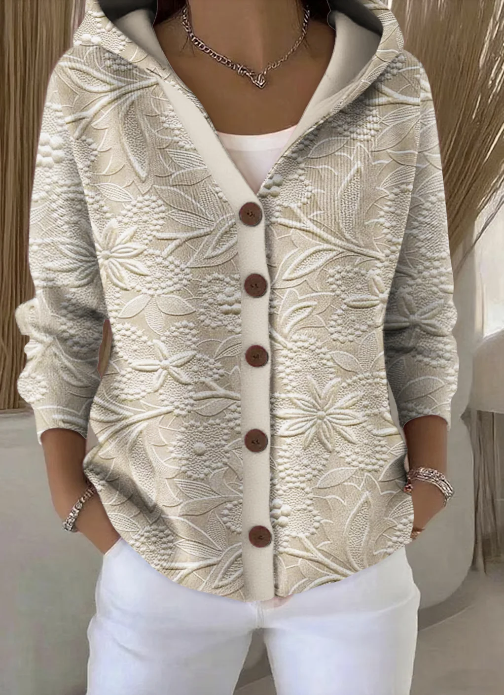 Casual Cotton Cardigan