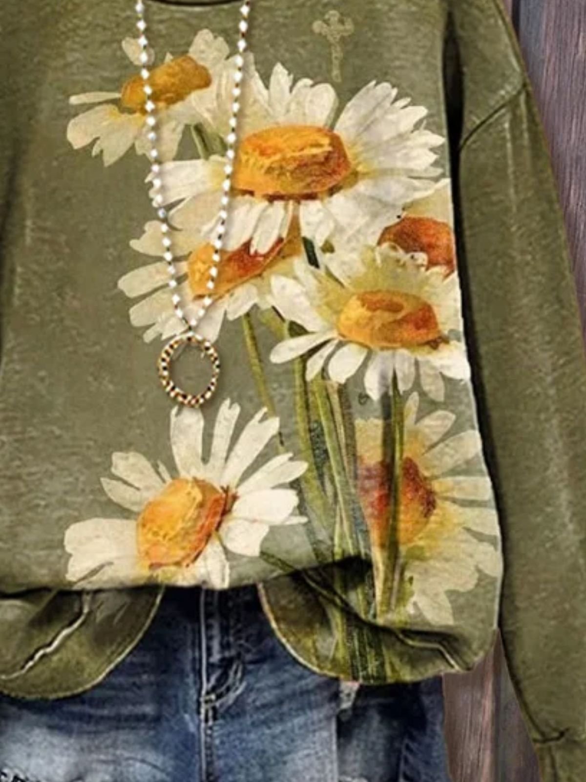 Simple Cotton Sweatshirt