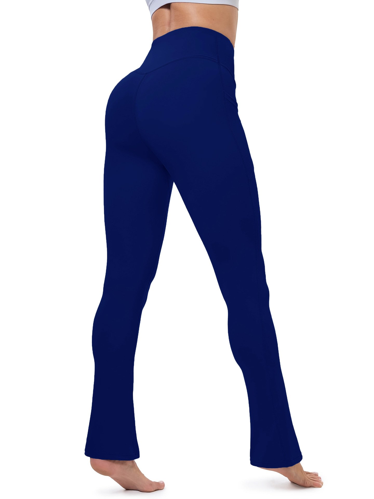 Autumn And Winter Brushed Velvet Flared Yoga Pants Slimming High Waist Hip Lifting Sports Pants