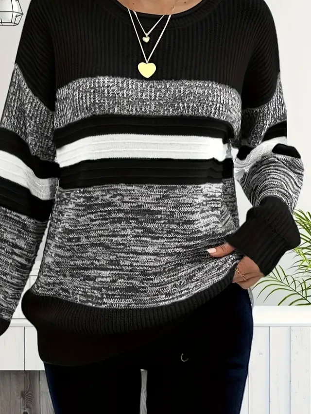 Printing Simple Regular Fit Sweater