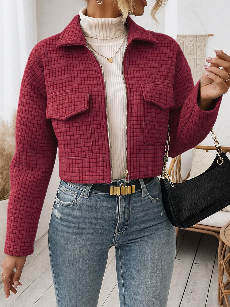 Shawl Collar Casual Jacket