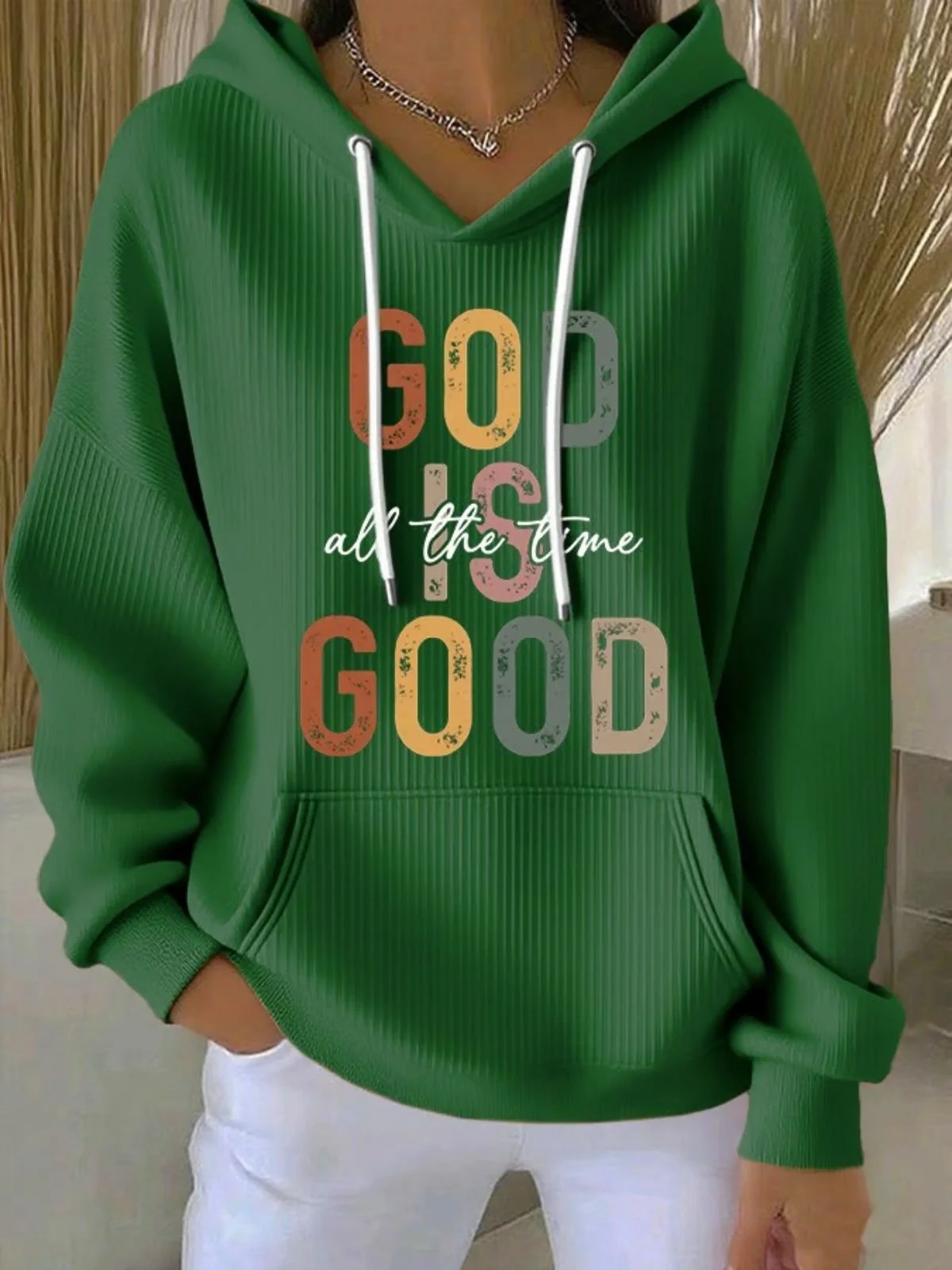 Cotton Regular Fit Vintage Hoodie