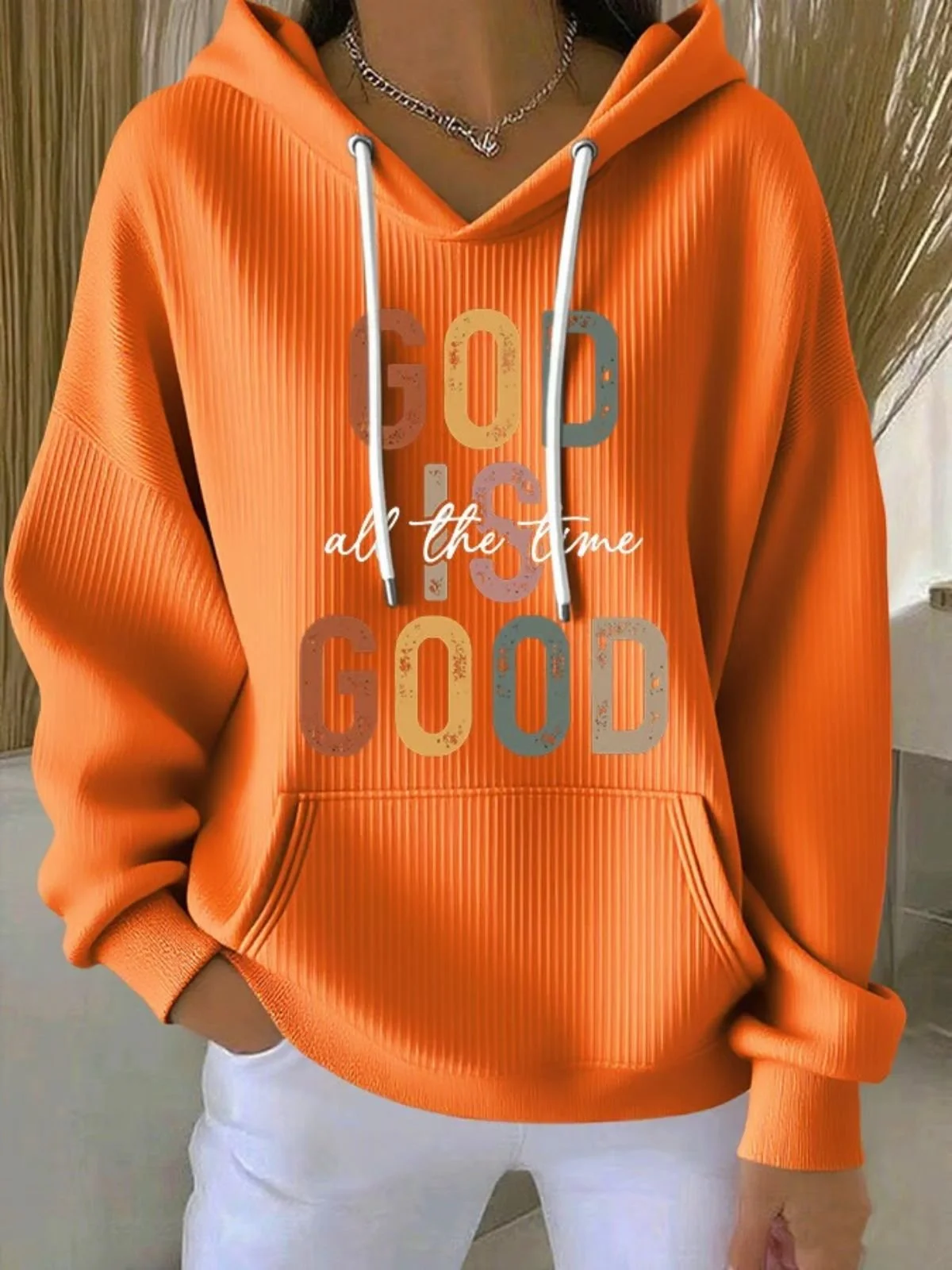 Cotton Regular Fit Vintage Hoodie