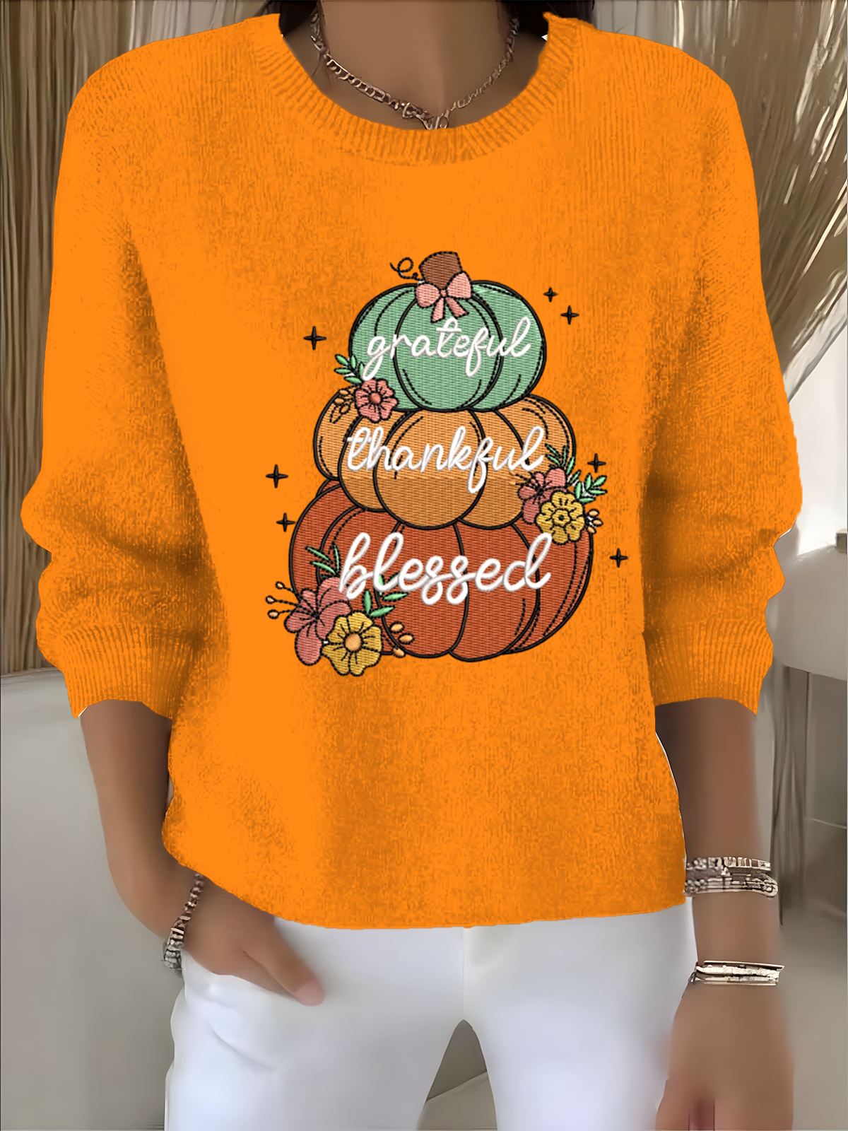 Women's Thanksgiving Sweater Top