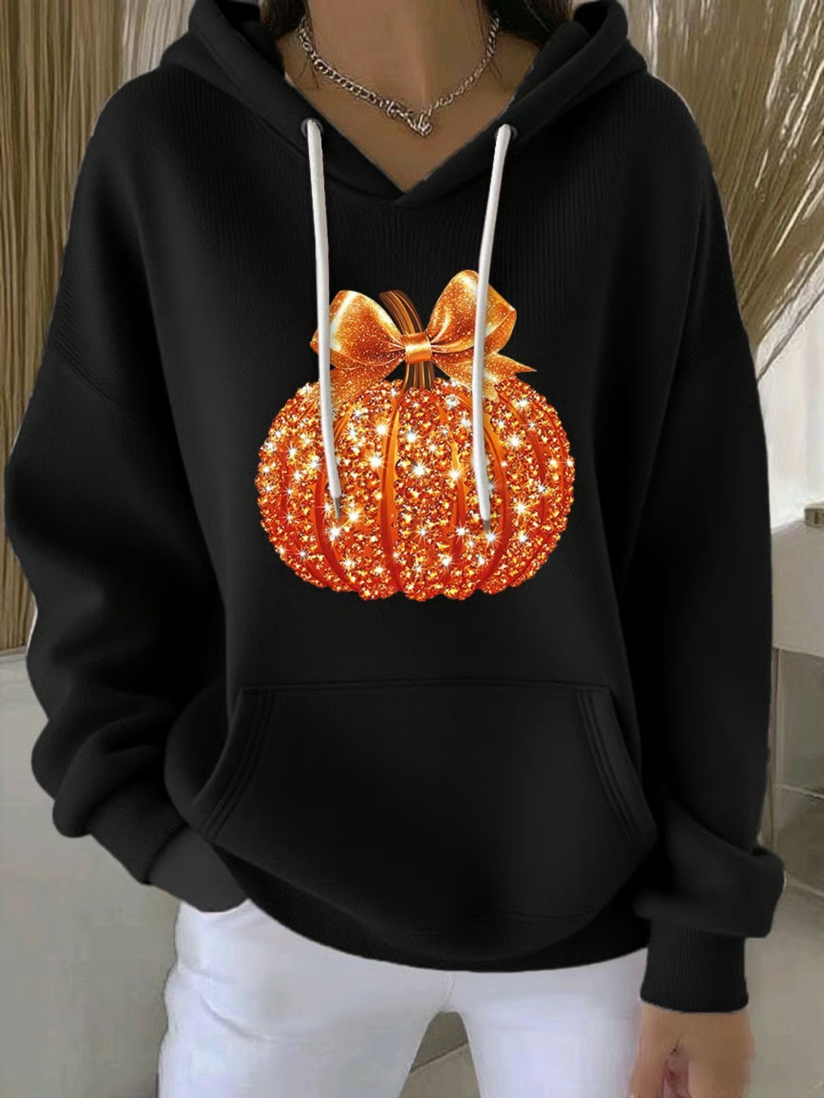Hooded Casual Regular Fit Hoodie