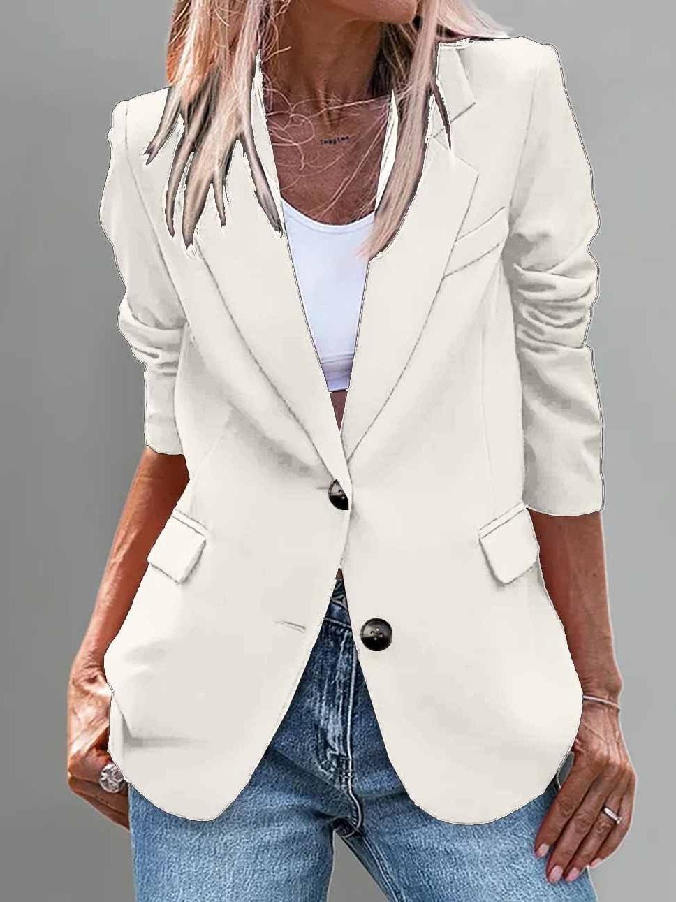 Women's Casual Spring And Autumn Lapel Suit Jacket