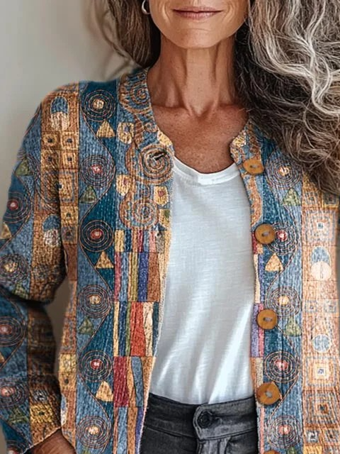 Knitted Loose Peasant Cardigan