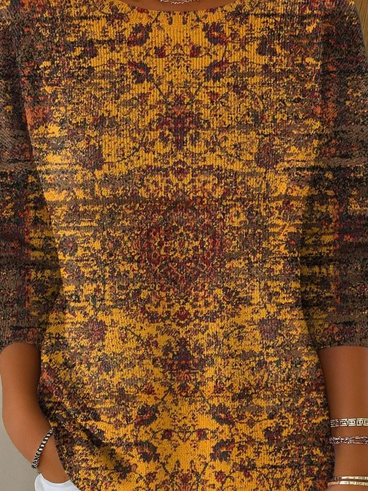 Loose Vintage Imitation Cashmere Sweater