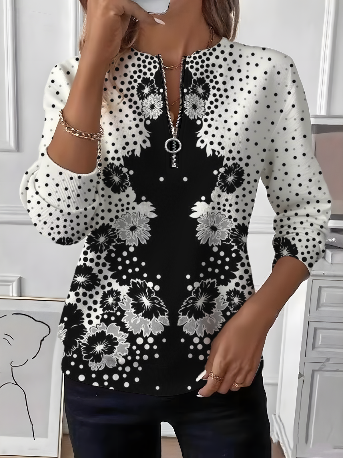 Loose Imitation Cashmere Vintage Sweater