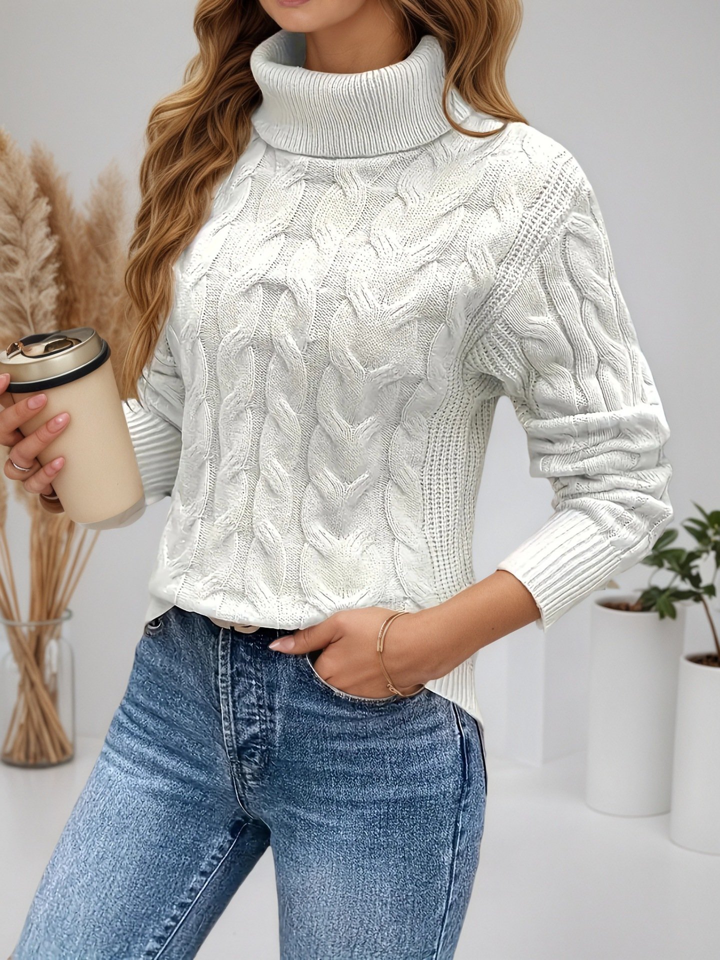 Casual Regular Fit Plain Sweater