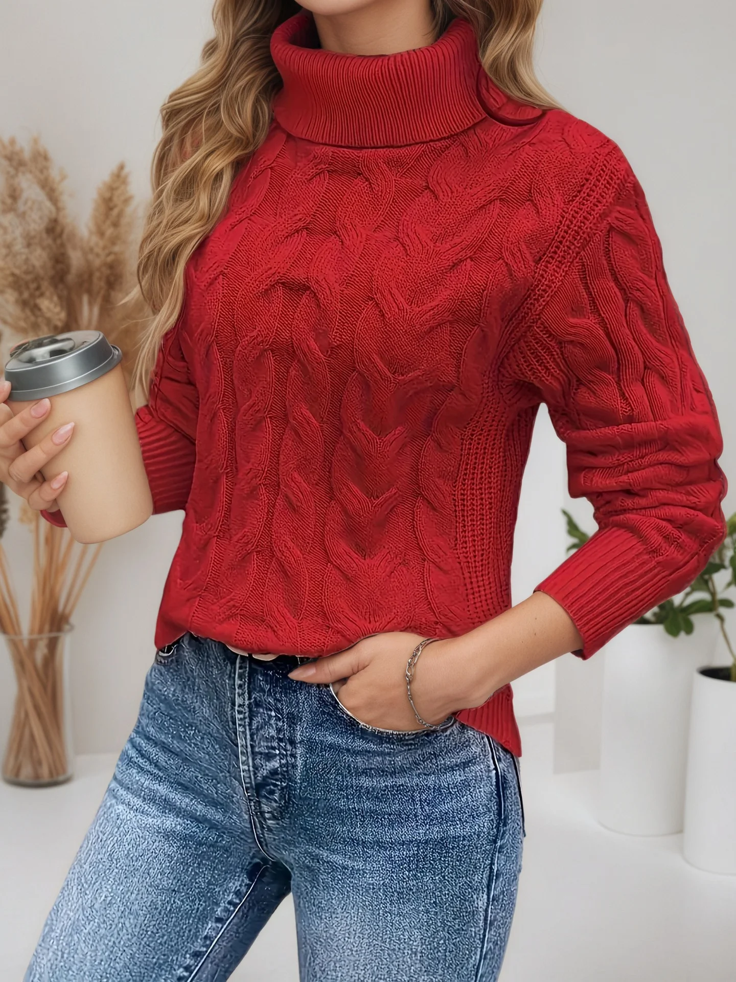 Casual Regular Fit Plain Sweater