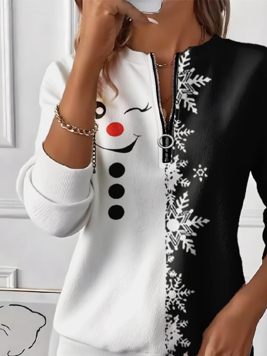Imitation Cashmere Vintage Christmas Loose Sweater