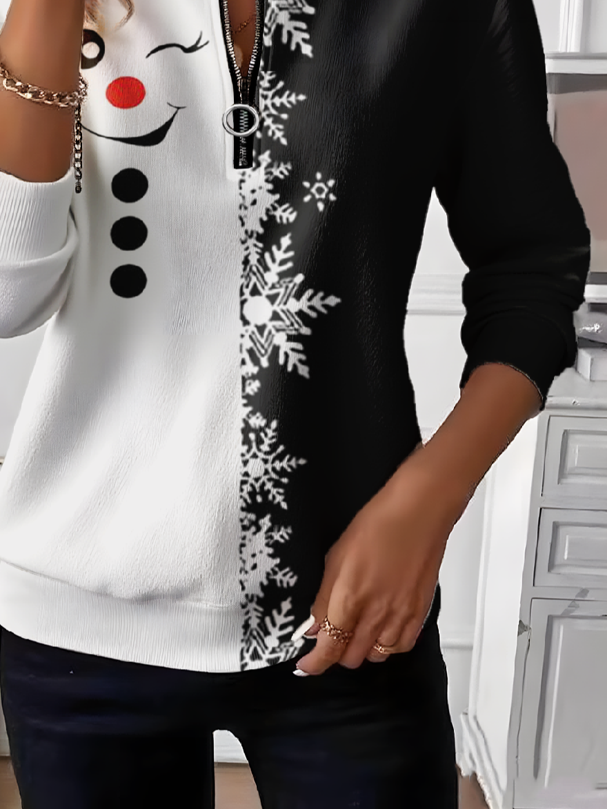 Imitation Cashmere Vintage Christmas Loose Sweater