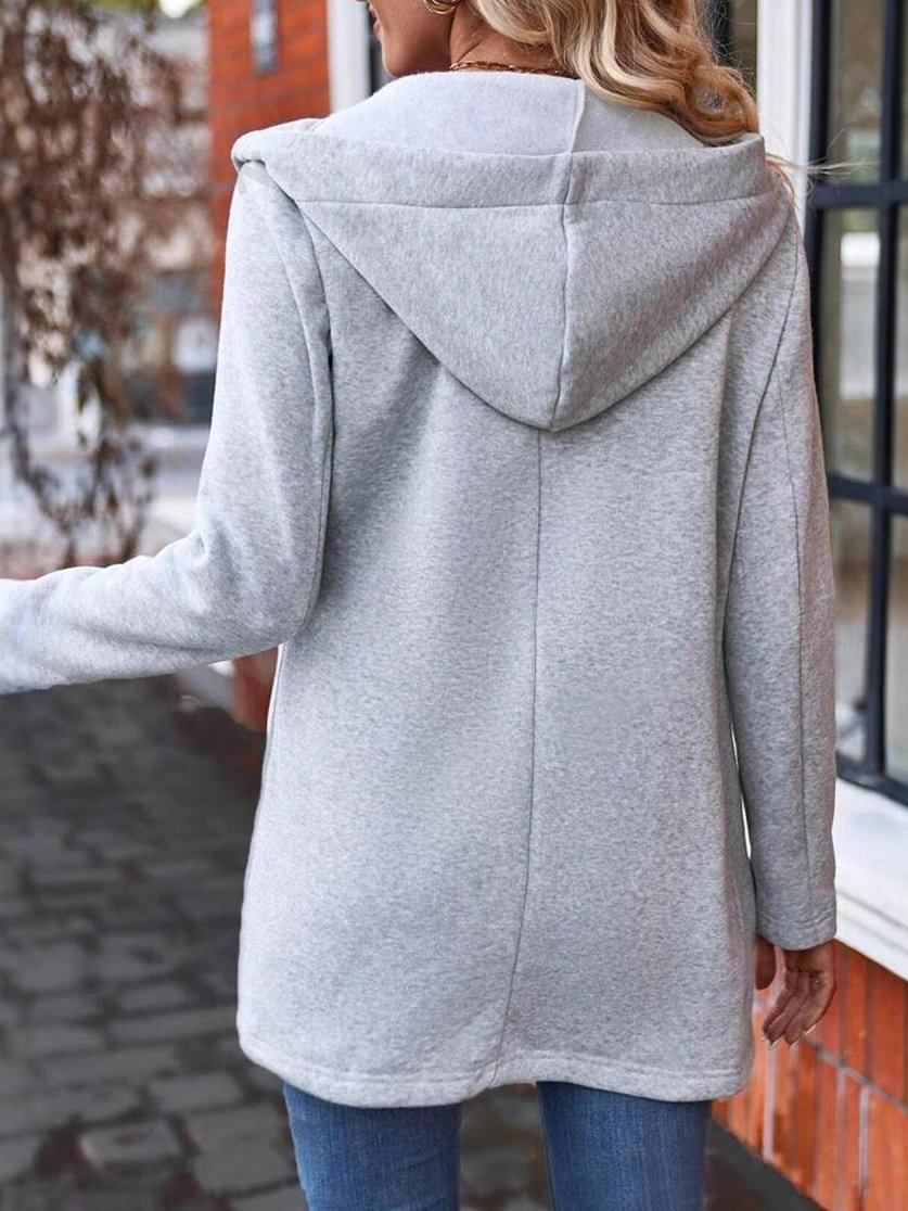Stand Collar Casual Split Joint Jacket