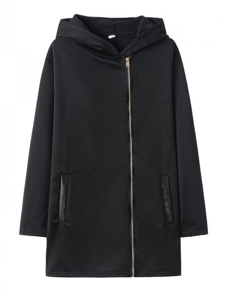 Stand Collar Casual Split Joint Jacket