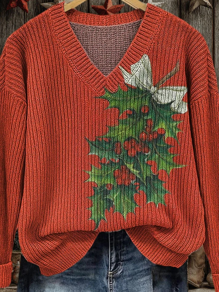 Casual Christmas Loose Sweater