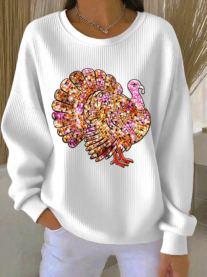 Regular Fit Casual Turkey Cotton Sweatshirt